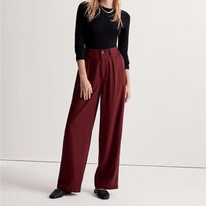 Madewell The Neale Straight-Leg Pant in Drapeweave Size 10